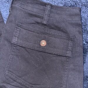 Lands End Women's Elegant Black Wide Leg Pants